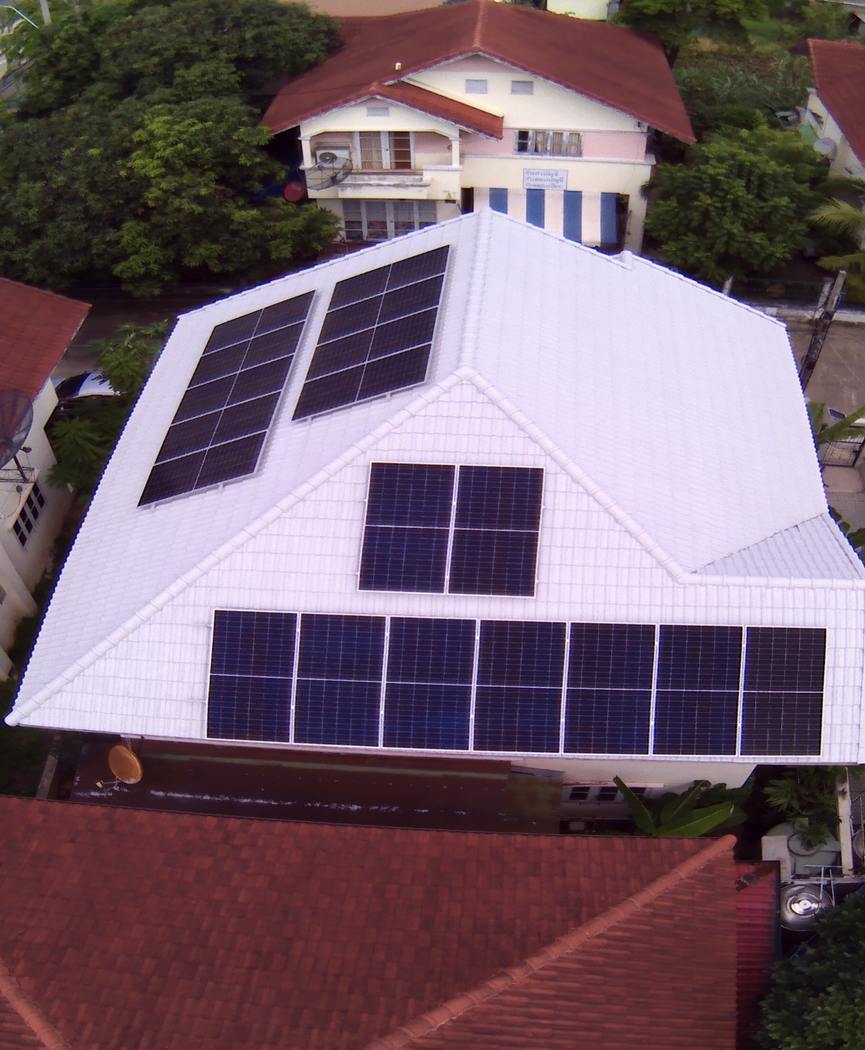 Solar Rooftop 9.95 kW — Aerial View